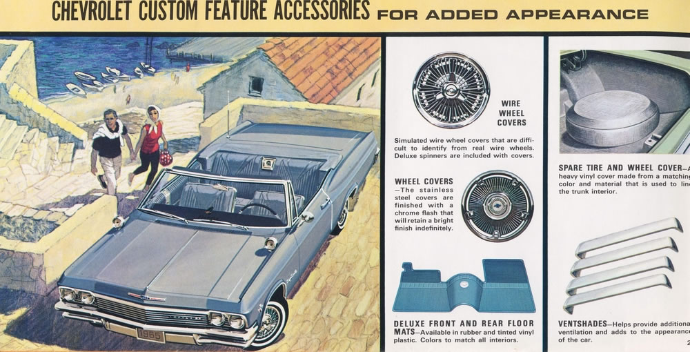 1965 Chevrolet Accessories Booklet Page 12